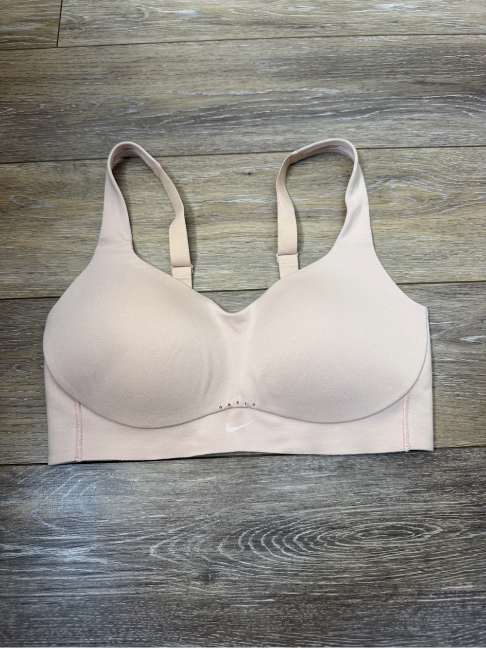 Nike Light Pink Padded Sports Bra